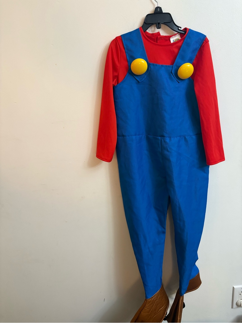 Mario bross Halloween costume unisex xsmall ( 4-6 years )